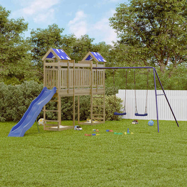 vidaXL Utend&oslash;rs lekesett impregnert furu