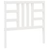 vidaXL Sengegavl hvit 106x4x100 cm heltre furu
