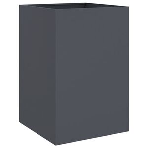 vidaXL Plantekasse antrasitt 52x48x75 cm st&aring;l