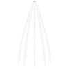 vidaXL Nettlys for juletre med 400 LED kaldhvit 400 cm