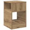 vidaXL Avlastningsbord Artisan Eik 30,5 x 30 x 45 cm Konstruert tre