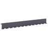 vidaXL Gjerdekant 20 stk. 102 x 10 x 4 cm St&aring;l Antrasitt