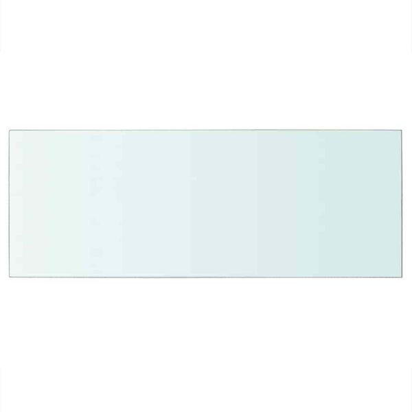 vidaXL Hyllepanel klart glass 60x25 cm