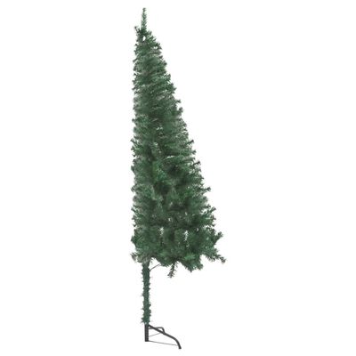 vidaXL Forhåndsbelyst kunstig juletre grønn 120 cm PVC