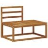 vidaXL Utend&oslash;rs End Sofagruppe Naturlig 91 x 63 x 73 cm