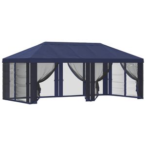 vidaXL Teltduk med sidevegger Bl&aring; 600,5 x 300,5 cm Polyester