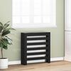 vidaXL Radiator Deksel Svart Eik 78 x 20 x 82 cm Konstruert tre