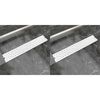 vidaXL Line&aelig;rt dusjavl&oslash;p 2 stk boble 630x140 mm rustfritt st&aring;l