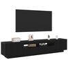 vidaXL TV-benksett 2 pcs Svart 200 x 35 x 40 cm Konstruert tre