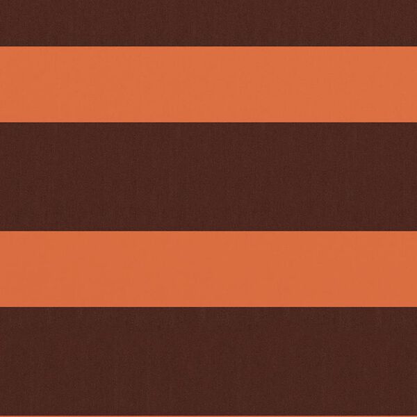 vidaXL Balkongskjerm oransje og brun 75x500 cm oxfordstoff