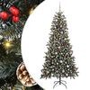 vidaXL Kunstig juletre gr&oslash;nn 240 cm PVC og plast og st&aring;l