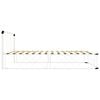 vidaXL Sengeramme hvit metall 100x200 cm