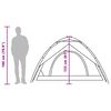 vidaXL Campingtelt 3 personer bl&aring; hurtigutl&oslash;ser