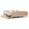 vidaXL Sengeramme uten madrass 160x200 cm heltre furu