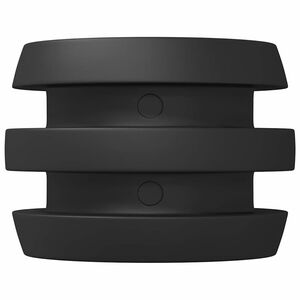 vidaXL Fotballbord Dempere 3 x 3 x 2 cm Stang 16 pcs Svart Plast