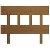 vidaXL Sengegavl honningbrun 93,5x3x81 cm heltre furu