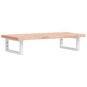 vidaXL Servanthylle veggmontert st&aring;l og heltre b&oslash;ketre