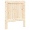 vidaXL Sengegavl 90x104 cm heltre furu