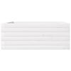 vidaXL Plantekasse hvit 60x60x23 cm heltre furu