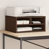 vidaXL Skriverbord brun eik 49x40x22,5 cm konstruert tre