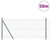 vidaXL Gjerdep&aring;le gr&oslash;nn 50 x 0,8 m (25 x 25 mm mesh) St&aring;l og PVC