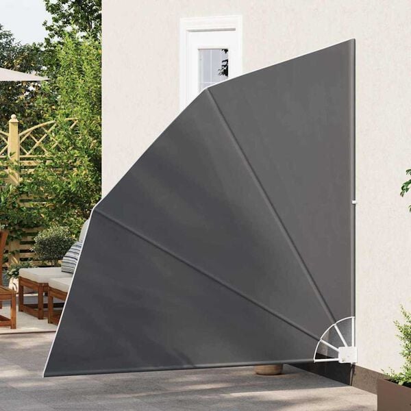 vidaXL Balkong privat skjerm Svart 210 x 210 cm Polyester