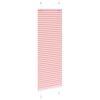 vidaXL pliss&eacute;gardin Rosa 45x150 cm Stoff Bredde 44,4 cm Polyester