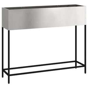 vidaXL Hevet Hageplante s&oslash;lv 100 x 26 x 82 cm Rustfritt st&aring;l