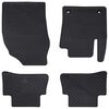 vidaXL Bilmatte 4 pcs Svart passer til Toyota C-HR hybrid 2017-2023