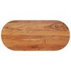 vidaXL Bordplate 90x40x3,8 cm oval heltre akasie
