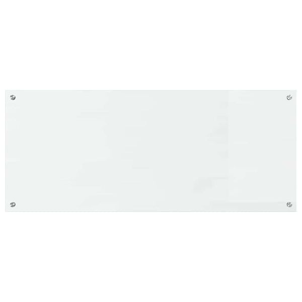 vidaXL Kj&oslash;kkenbakplate Gjennomsiktig 120 x 50 cm herdet glass