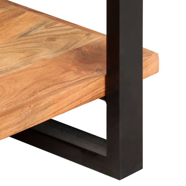 vidaXL Bokhylle 4 etasjer 80x40x180 cm heltre akasie