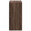 vidaXL Bokhylle brun eik 68,5x32x68,5 cm konstruert tre