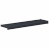 vidaXL Vinduskarmer Anthracitt med trestruktur 80 x 20 x 4,5 cm PVC