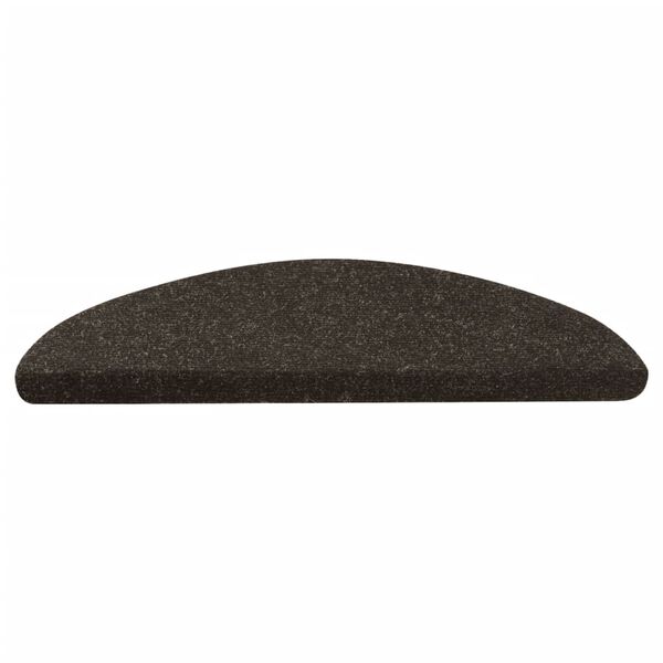 vidaXL Selvklebende trappematter 10 stk antrasitt 65x22,5x3,5 cm