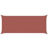 vidaXL Solskygge seil Terrakotta 2,5 x 6 m 100% polyester Oxford