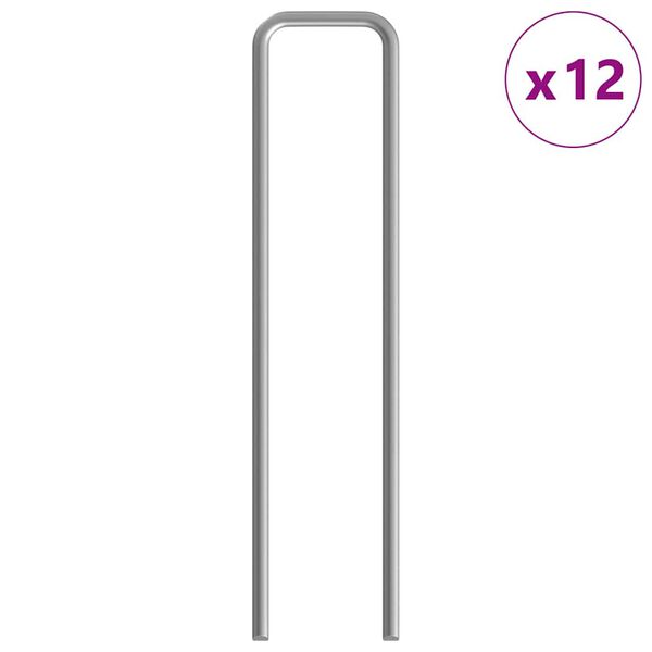 vidaXL Kaninbur s&oslash;lv 300 x 100 x 210 cm Galvanisert St&aring;l