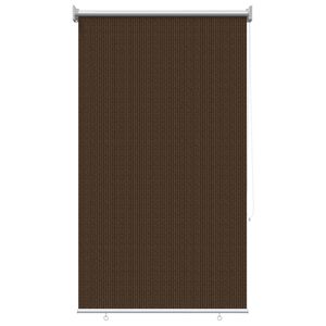 vidaXL Utend&oslash;rs Rullegardin 90% UV-blokk Brun 80 x 230 cm HDPE