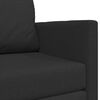 vidaXL 2-seters sammenleggbart sovesofa Svart 124 x 71 x 78 cm stoff