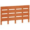 vidaXL Hodegavl voksbrun 150 cm heltre furu