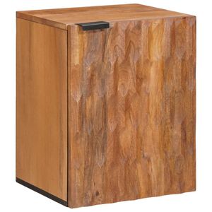 vidaXL Baderom Hengende Skap Brun 38 x 33 x 48 cm Massiv mango tre