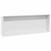 vidaXL Dusjniche Hvit 90 x 30 x 9,5 cm Rustfritt st&aring;l