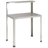 vidaXL Plantebord 80 x 50 x 104 cm Rustfritt st&aring;l S&oslash;lv