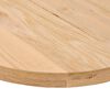 vidaXL Bordplate 80x40x4 cm oval heltre eik