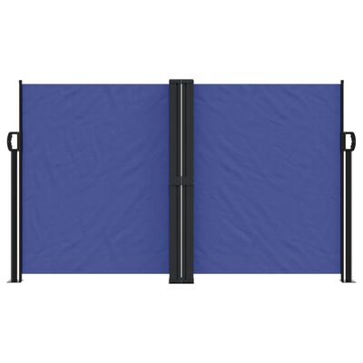 vidaXL Uttrekkbar sidemarkise 140x1000 cm blå