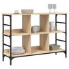 vidaXL Skjenk Sonoma eik 102x32x73,5 cm konstruert tre