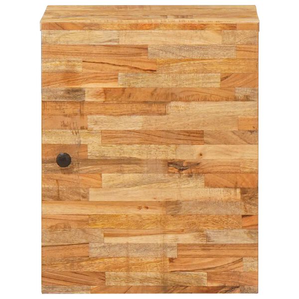 vidaXL Baderom Hengende Skap Naturlig 38 x 33 x 48 cm Massiv mango tre