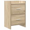 vidaXL Nattbord Sonoma eik 40 x 30 x 60 cm Konstruert tre