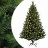 vidaXL Kunstig sammensatt juletre 120 cm 150 LED-lys Varmhvit