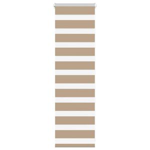 vidaXL Sebragardin sandbrun 40x100 cm stoff bredde 35,9 cm polyester